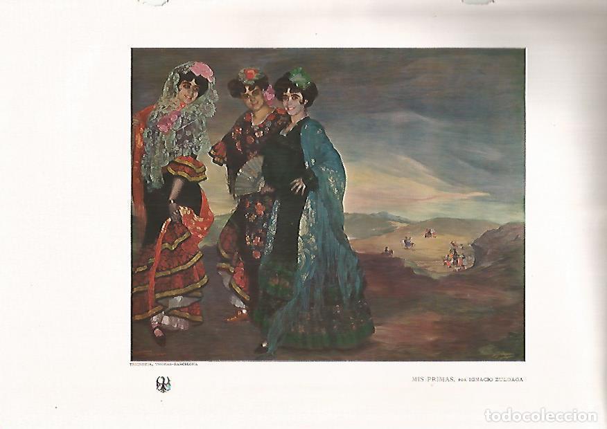 Postales: LAMINA 5032: Mis primas por Ignacio Zuloaga - Varios