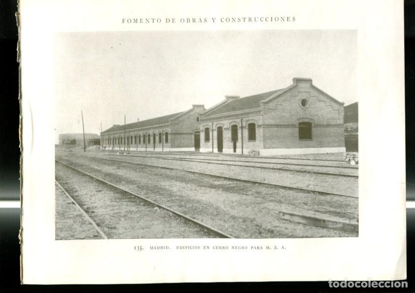 Postkarten: Fomento de Obras y Construcciones lamina 135/136: Madrid - Varios