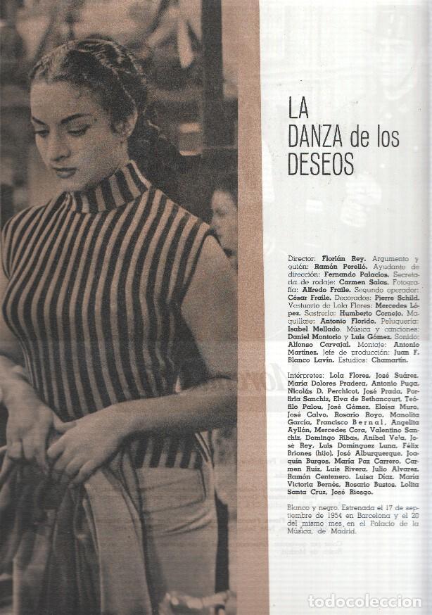 Postales: Ficha cine Suevia Films: La danza de los deseos y Morena Clara - varios