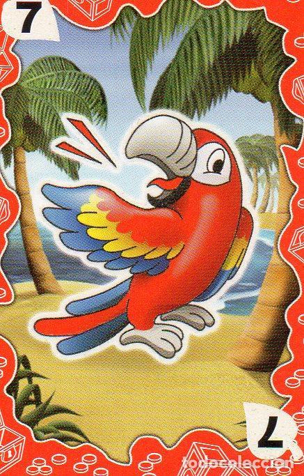 Postkarten: CROMO COLECCION CEREALES COCO POPS: Busqueda del tesoro. Cromo 7 rojo - Varios