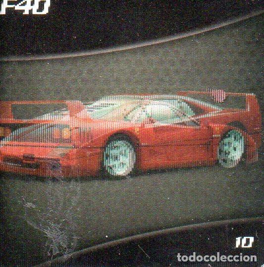 Postales: CROMO Coleccion Oficial de Tarjetas Lenticulares FERRARI. (Modelo: f40 - Numero: 10) - Varios