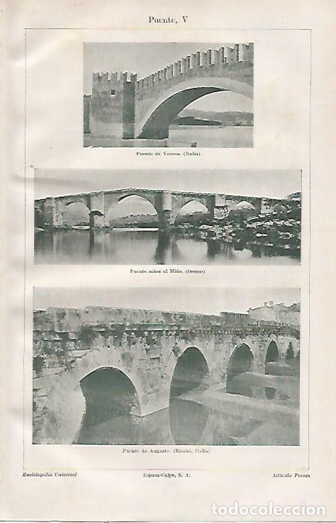 Cartoline: LAMINA ESPASA 23036: Puente de Verona Orense y Rimini - Varios