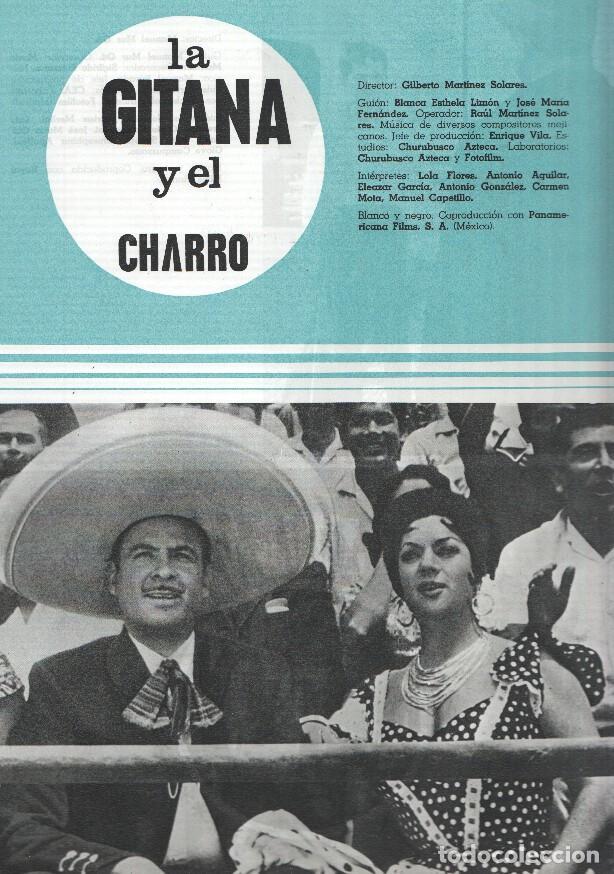 Postkarten: Ficha cine Suevia Films: La gitana y el charro y Loca juventud - varios