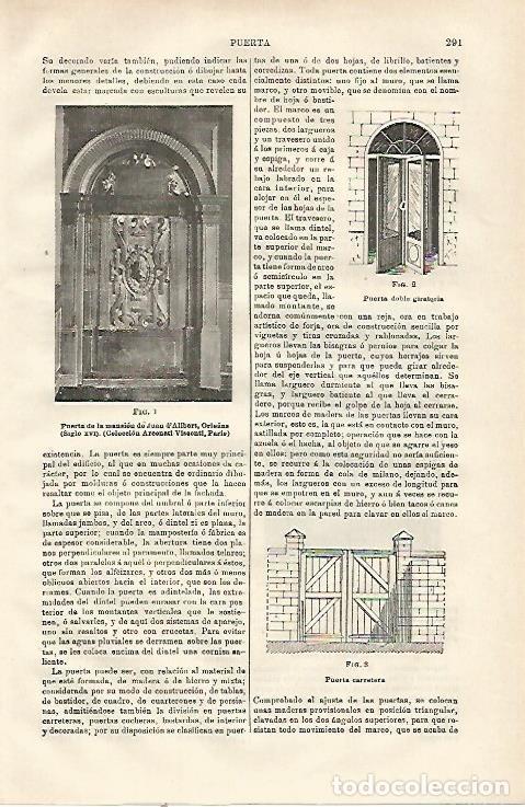 Postais: LAMINA ESPASA 23080: Puerta en Orleans Francia - Varios