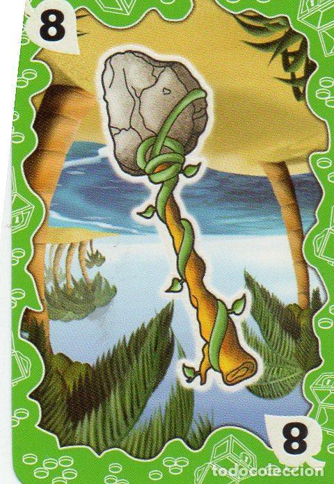 Postales: CROMO COLECCION CEREALES COCO POPS: Busqueda del tesoro. Cromo 8 verde - Varios