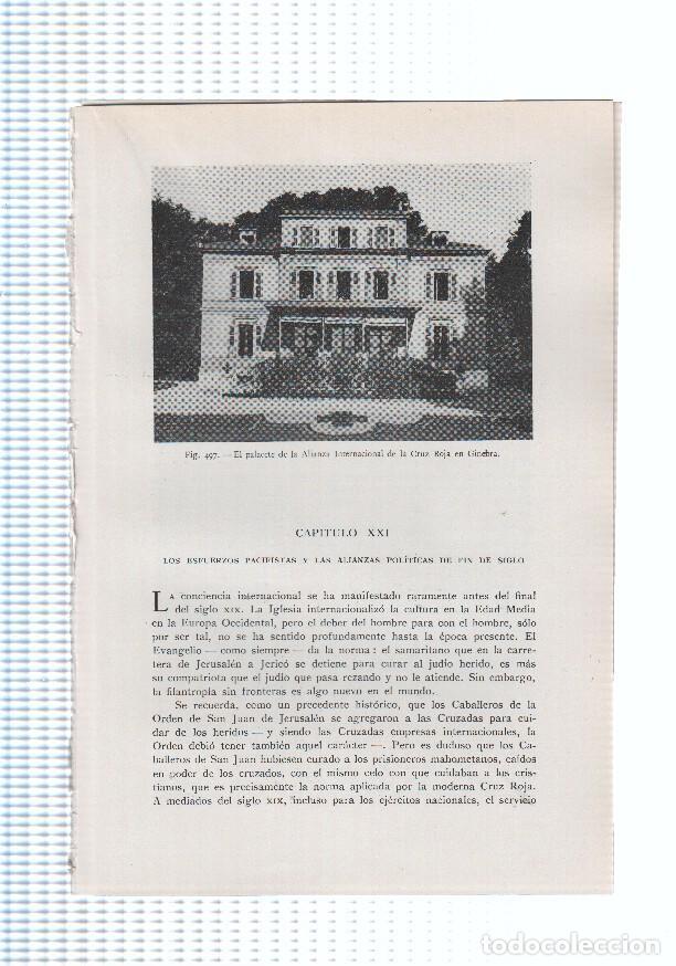 Postales: Historia del Mundo bloque 21: Los esfuerzos pacifistas y las alianzas politicas ( 24 paginas, 23 fot