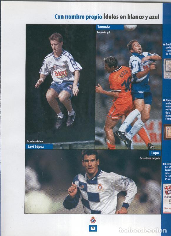 Postales: Espanyol Lamina 09: Tamudo, Javi Lopez, Lopo - Varios