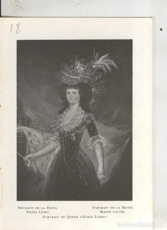 Postales: Goya en el museo del prado: lamina 18: Retrato de la reina Maria Luisa - Varios