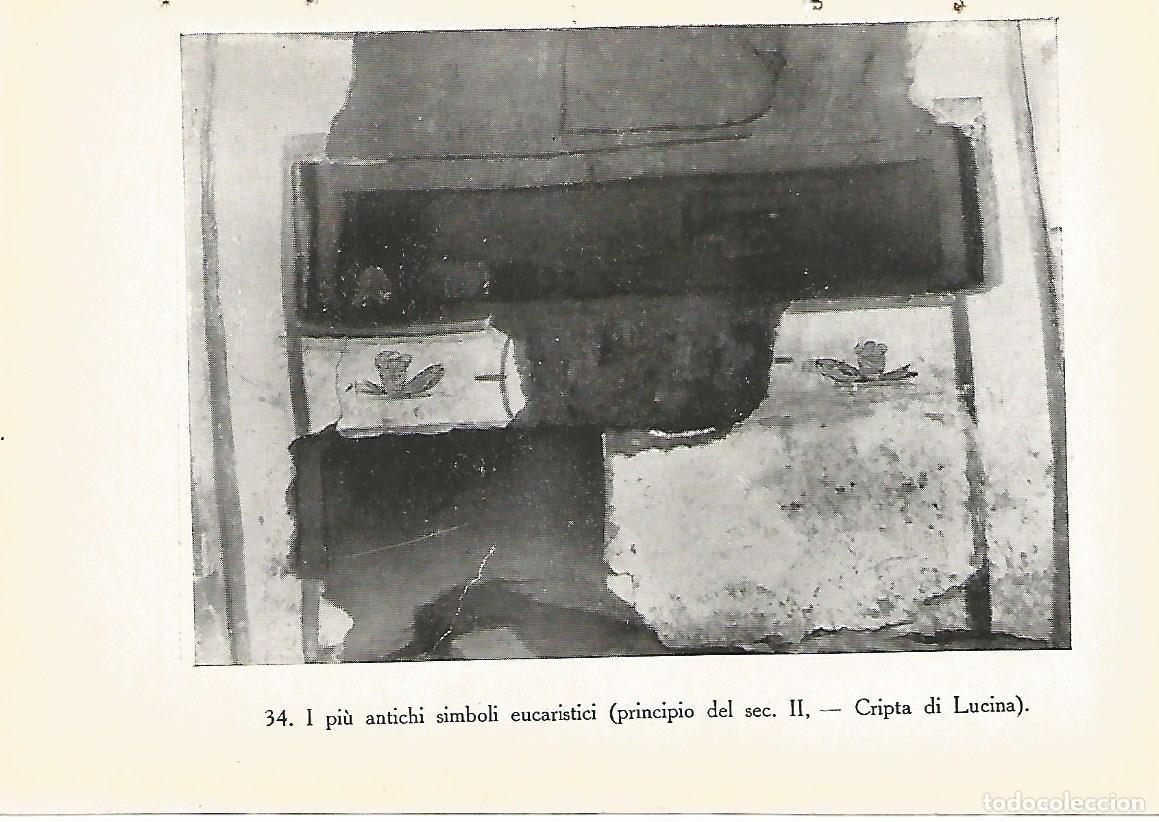 Postkarten: Lamina 455: CATACUMBAS DE ROMA. El mas antiguo simbolo eucaristico. Cripta de Lucina - P. Sisto Scag