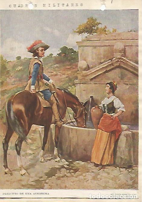 Cartoline: LAMINA 5254: Mientras bebe el caballo por E. Estevan - Varios