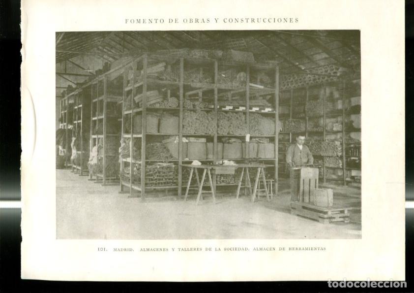 Postcards: Fomento de Obras y Construcciones lamina 101/102: Madrid - Varios