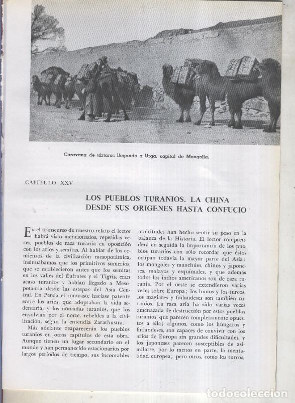 Postkarten: Jose Pijoan: Historia del Mundo volumen 1, capitulo 25: Los pueblos turanios, - Varios
