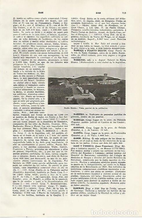 Postales: LAMINA SALVAT 80435: Vista de Bahia Honda - Varios