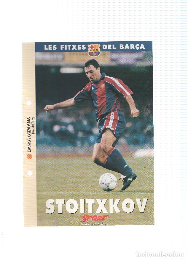 Postkarten: Les Fitxes del Bar&ccedil;a: HRISTO STOICHKOV (Ficha Archivador Diario SPORT) - VARIOS
