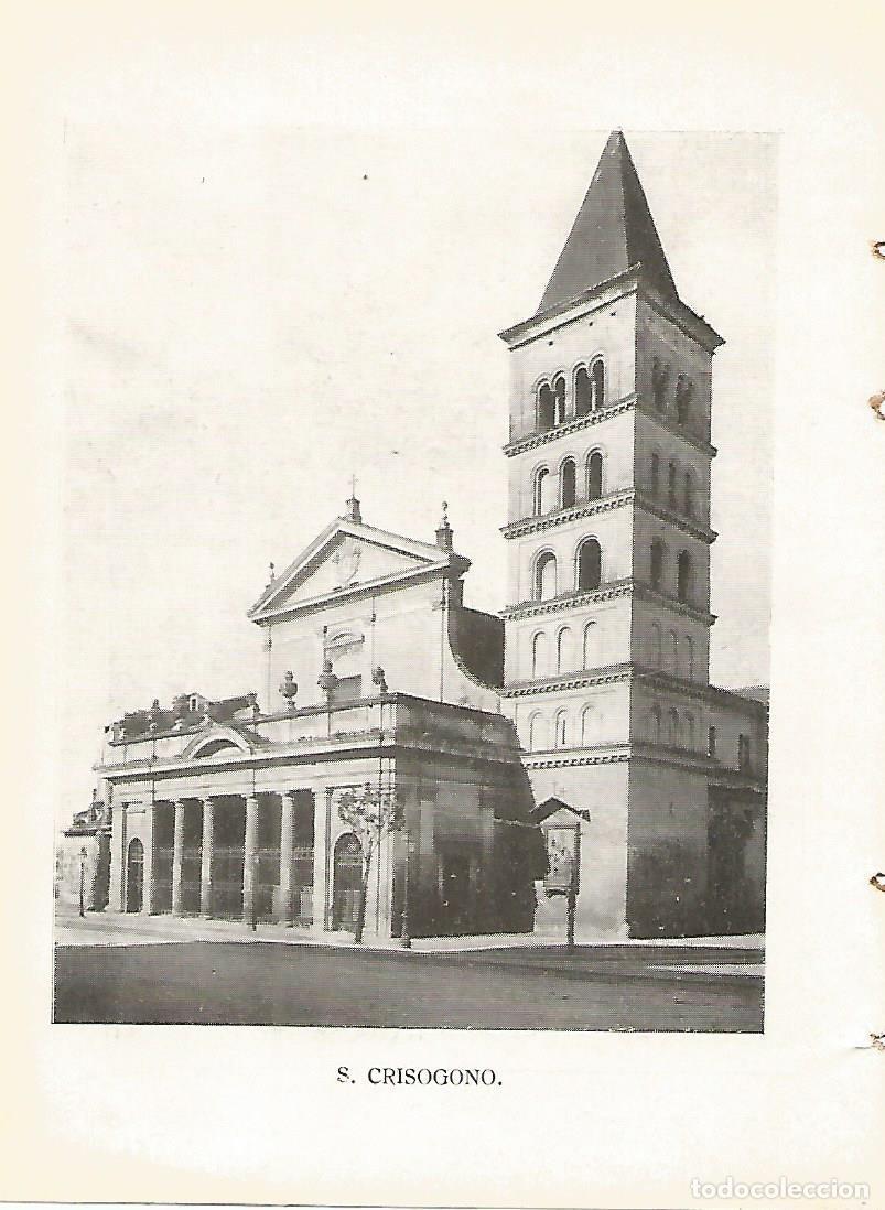 Postcards: Lamina 1035: ROMA. San Crisogono - Varios