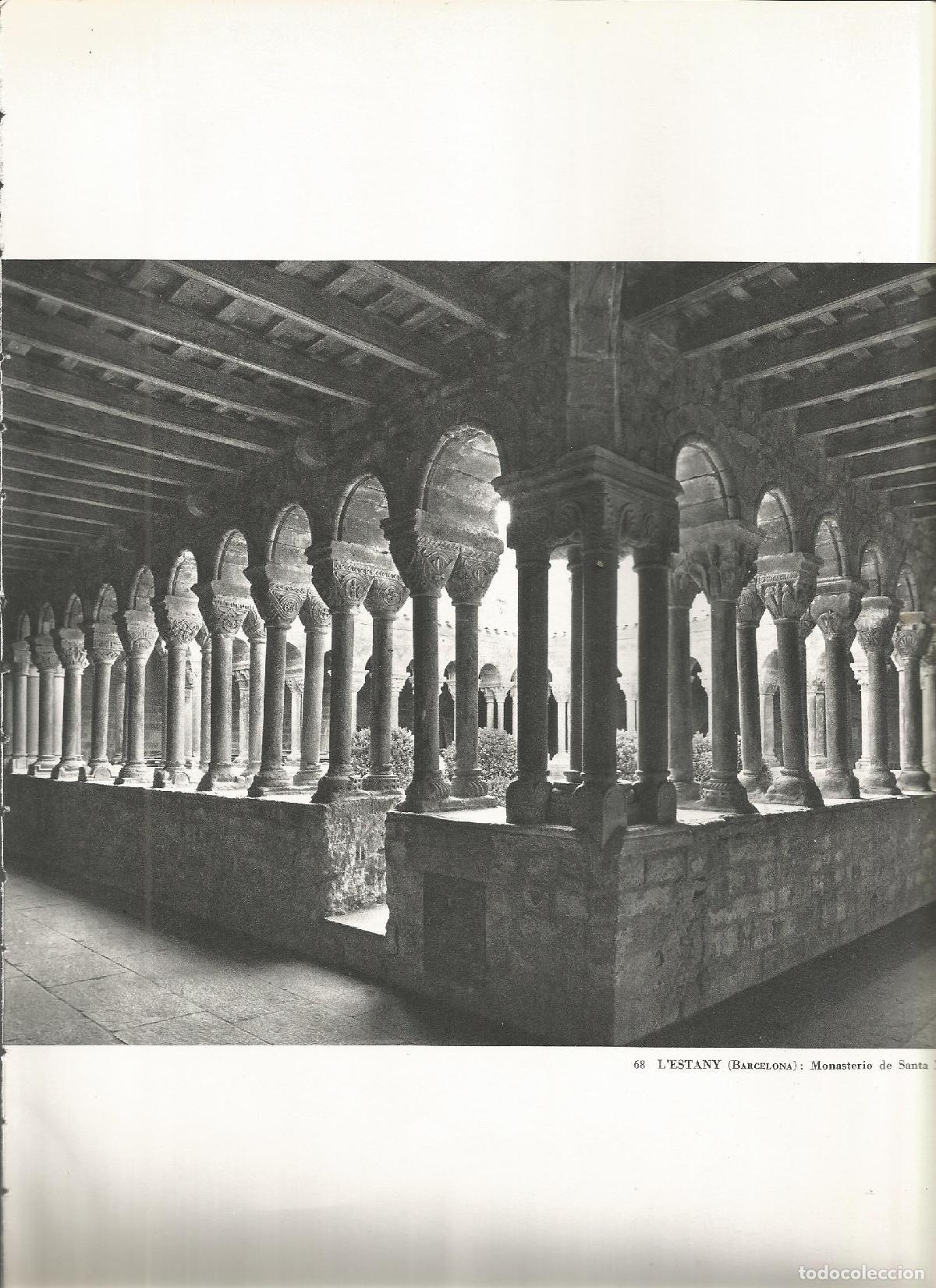Postcards: Lamina 030: L ESTANY (Barcelona). Monasterio de Santa Maria - Marcel Durliat
