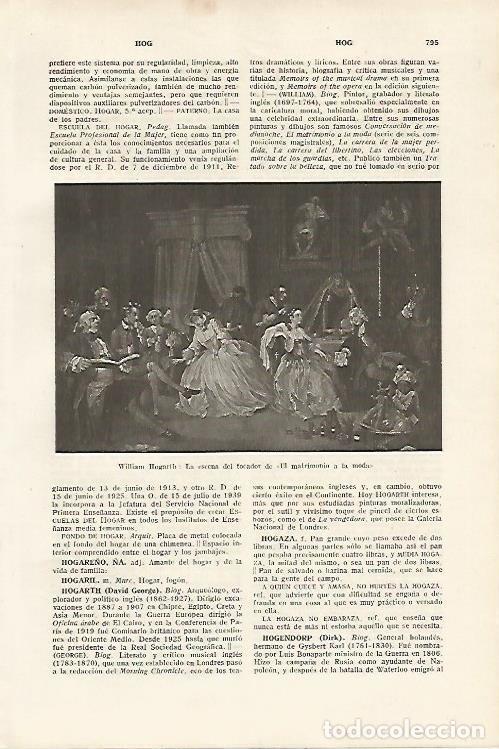 Postales: LAMINA SALVAT 80181: La escena del tocador por W. Hogarth - Varios