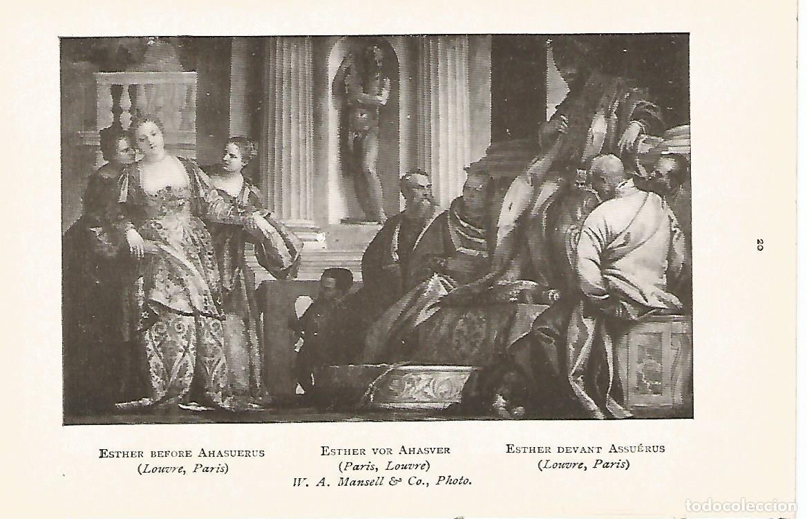 Postcards: Lamina 471: VERONESE. Esther ante Ahasuerus - Varios