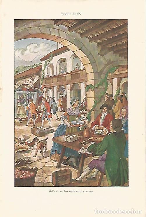 Postales: LAMINA SALVAT 80199: Hospederia - Varios