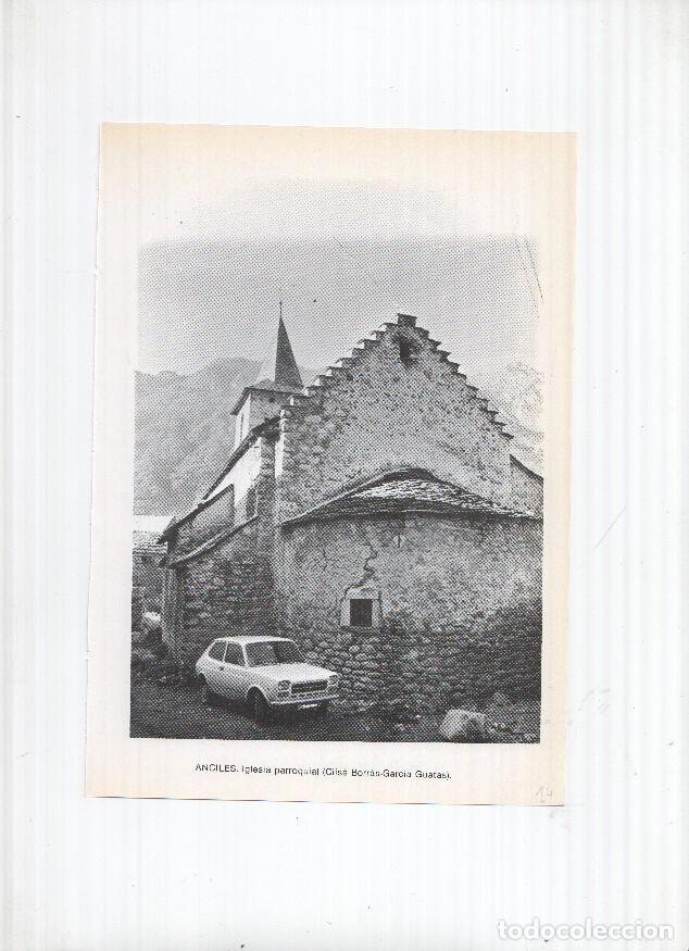 Postkarten: Historia de Aragon: lamina numero 014: Anciles (iglesia) y Angues (iglesia) -