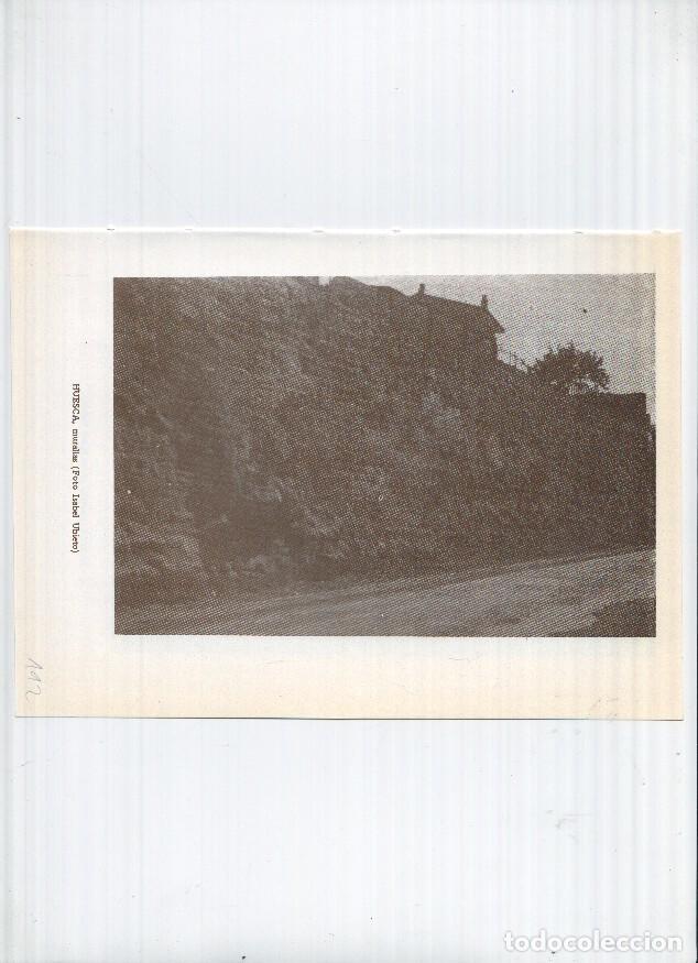 Postcards: Historia de Aragon: lamina numero 112: Huesca (murallas) y Huesca (murallas) -