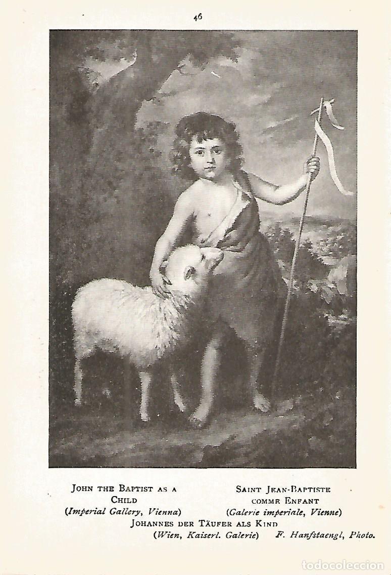 Cartes Postales: Lamina 146: MURILLO. Juan el Bautista de ni&ntilde;o - Varios