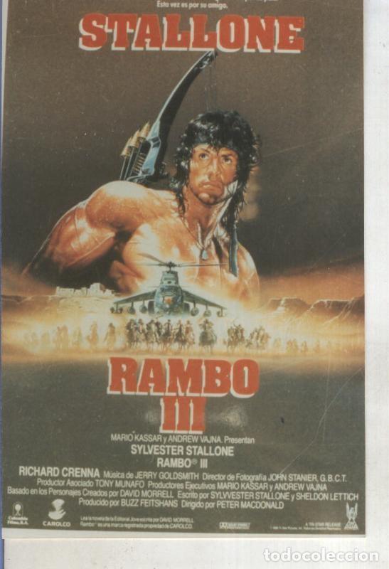 Postales: Foto cine 492: Rambo III (Sylvester Stallone) - Varios