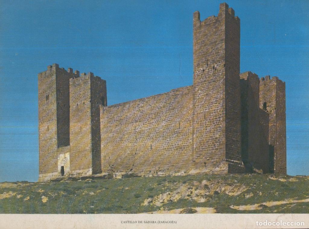 Postcards: Lamina Castillos de Espa&ntilde;a Edicion 1967 No.031: CASTILLO DE SAN FELICES DE SABADA (ZARAGOZA) - VARIO