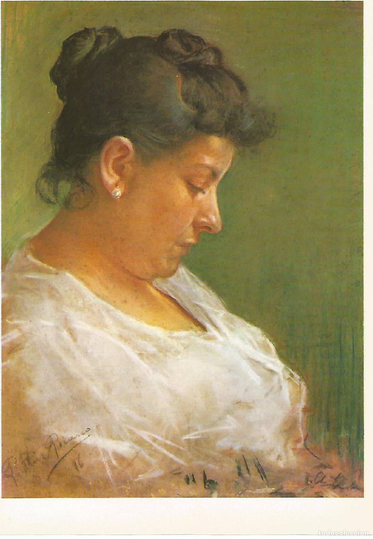 Postais: Lamina 028: Picasso. Retrato de la madre del artista - VVAA