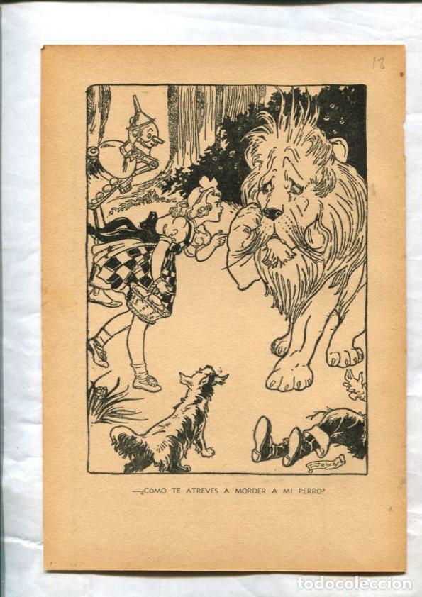 Postales: Emilio Freixas lamina numero 18 realizada para la obra El Mago de Oz