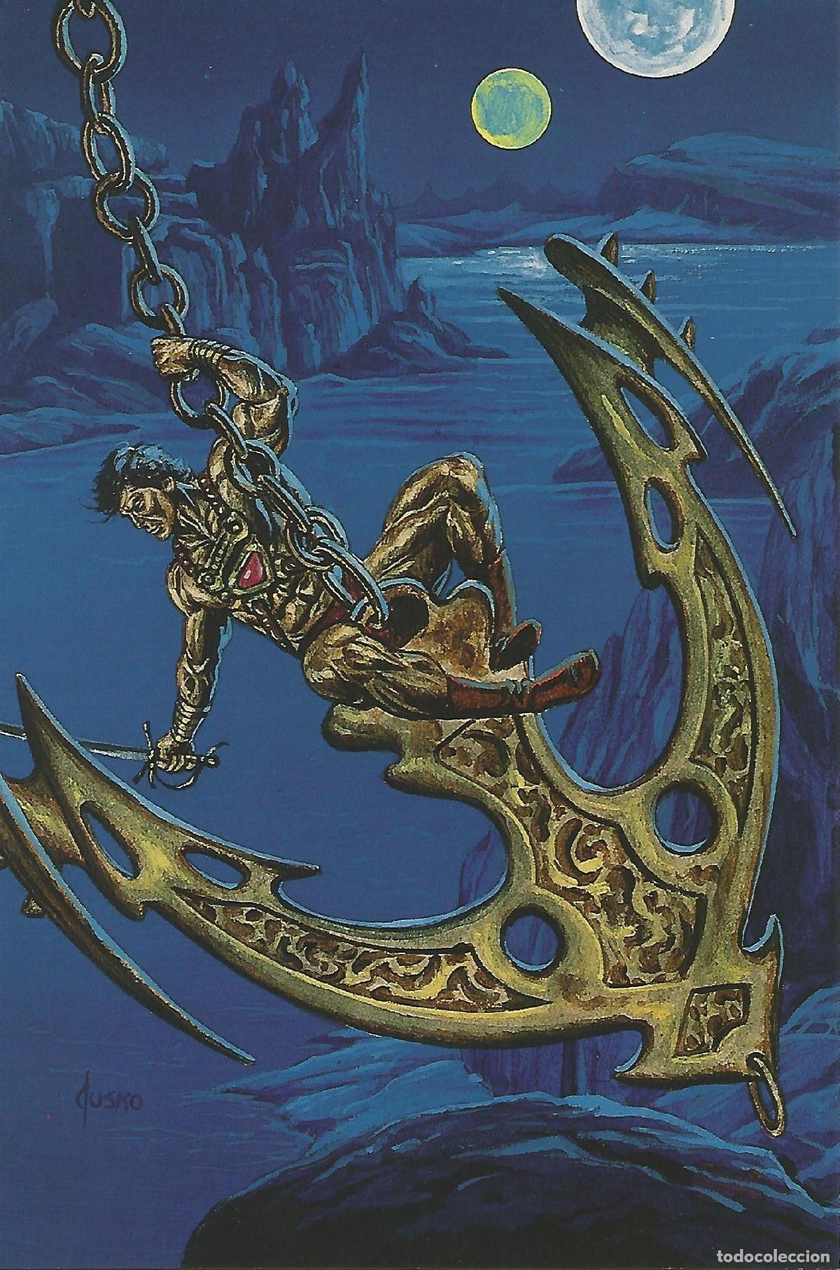 Cartes Postales: Colossal Card 93: Joe Jusko. Anchor in the Air - Joe Jusko