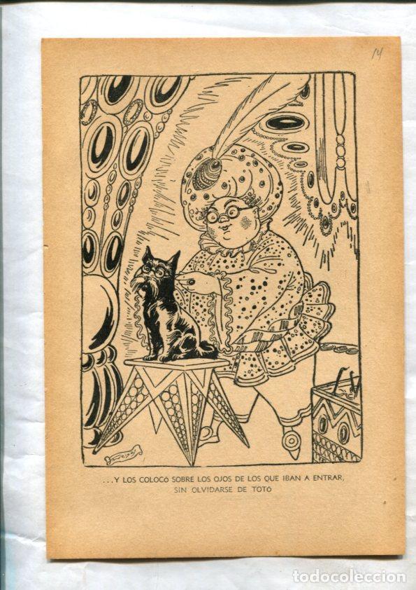 Postales: Emilio Freixas lamina numero 14 realizada para la obra El Mago de Oz