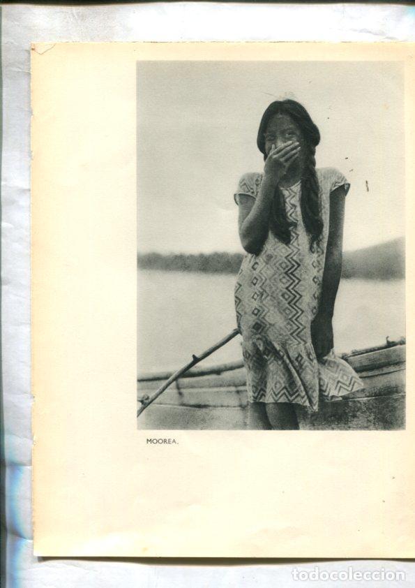 Postales: Tahiti: lamina 36: Moorea, tipos tipicos