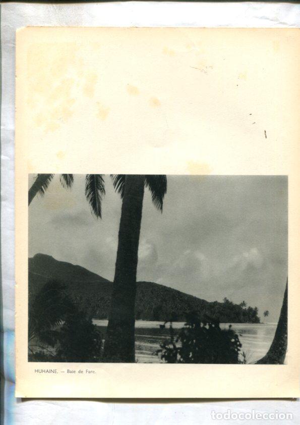 Postcards: Tahiti: lamina 29: Huhaine baie de fare y Pluies en Moorea