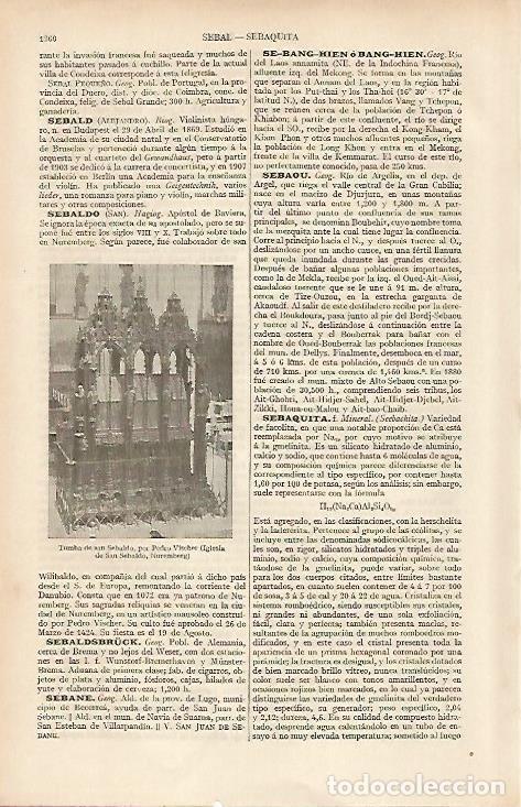 Postais: LAMINA ESPASA 19642: Tumba de San Sebaldo en Nuremberg - Varios