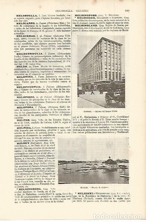 Postkarten: LAMINA ESPASA 11414: Vistas de Helsinki Finlandia - Varios