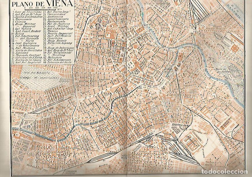 Postais: LAMINA DE ESPASA 187: Mapa de Viena - Varios autores
