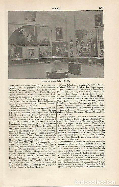 Postales: LAMINA ESPASA 17289: Sala de Murillo del Museo del Prado - Varios