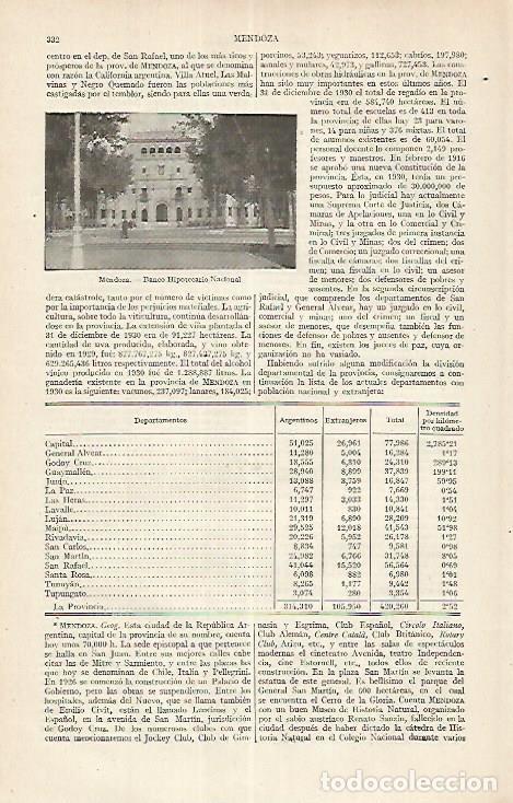 Postkarten: LAMINA ESPASA 17627: Banco Hipotecario Nacional en Mendoza Argentina - Varios