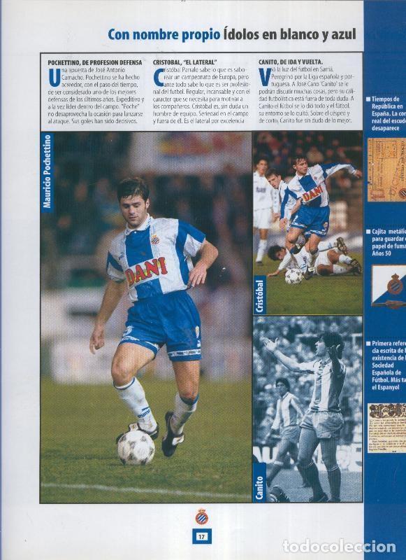 Cartoline: Espanyol Lamina 07: Mauricio Pochettino, Cristobal y Canito - Varios