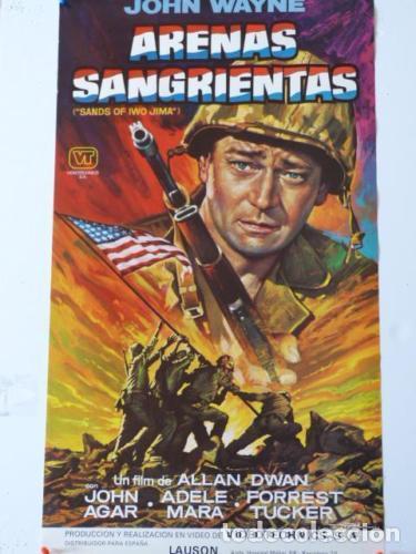 Postales: Poster cine: Arenas sangrientas (John Wayne) - Varios - Foto 1