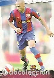 Postkarten: CROMO ALBUM LAS FICHAS DE LA LIGA: Barcelona: Henry - Varios