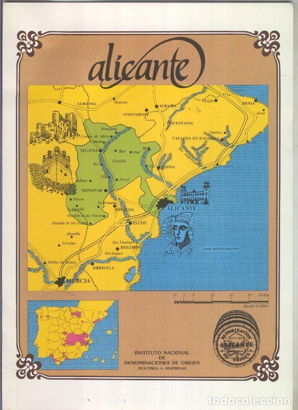 Postais: Vinos de Espa&ntilde;a: Denominacion de origen: Alicante - Varios