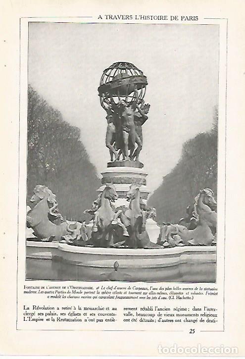 Postkarten: LAMINA 7390: Avenida Alexandre III y Escalera de la Opera en Paris - Varios