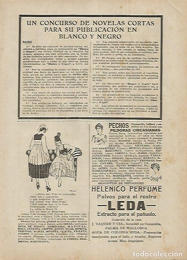 Cartes Postales: LAMINA BLANCO Y NEGRO 7489: Publicidad de Leda - Varios
