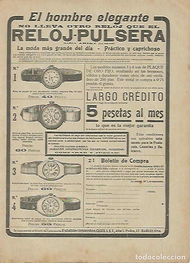 Postkarten: LAMINA BLANCO Y NEGRO 7552: Publicidad de Establecimientos Quillet de Barcelona - Varios