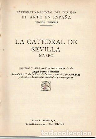 Cartoline: LAMINA 5217: Librito de la Catedral de Sevilla - Angel Dotor y Municio