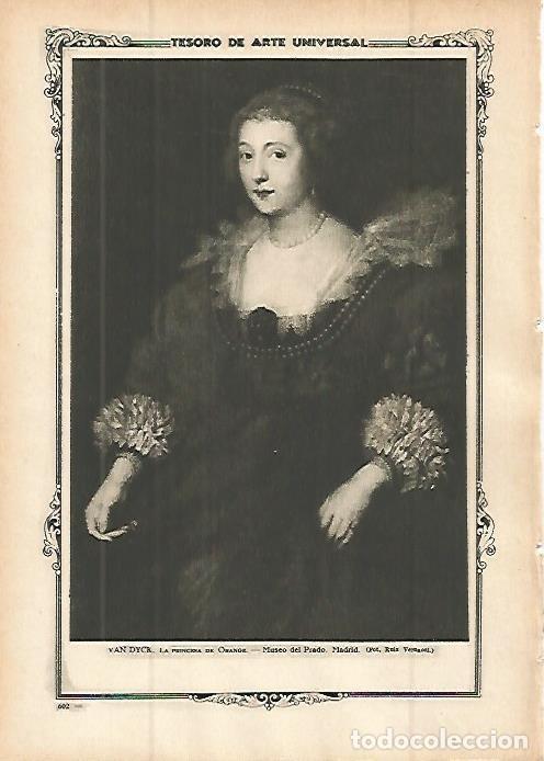 Postais: LAMINA 1501. VAN DYCK. La Princesa de Orange - Varios