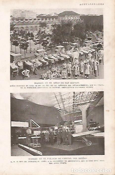 Postais: LAMINA BLANCO Y NEGRO 7880: Asilo de San Rafael de Madrid - Varios