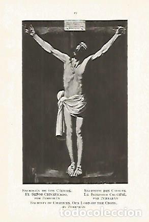 Postkarten: LAMINA 5227: El Se&ntilde;or crucificado por Zurbaran - Angel Dotor y Municio